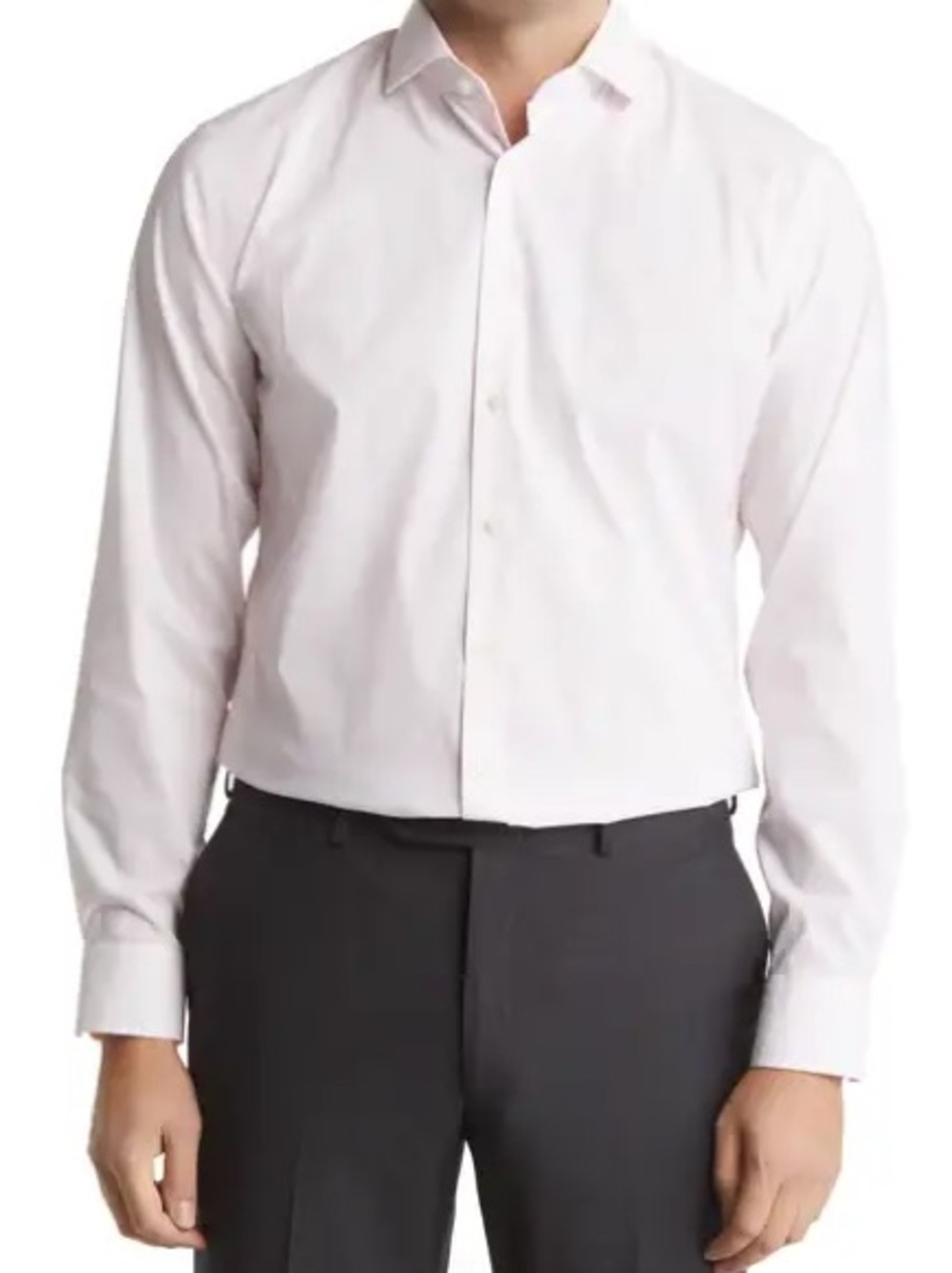 Nordstrom Non Iron Trim Fit Dress Shirt